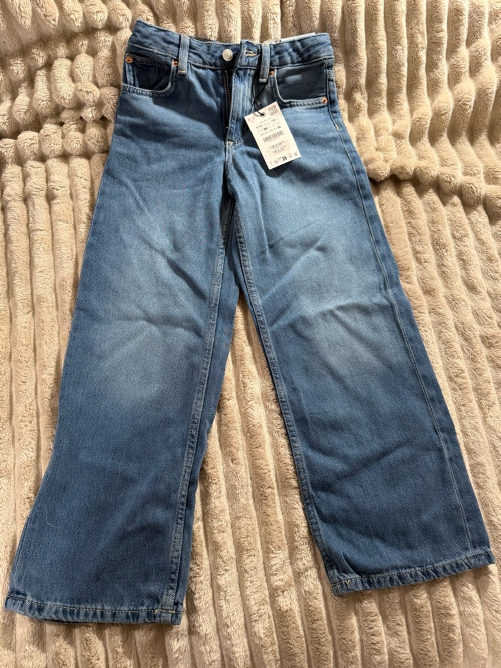 NWT Zara girl wide leg size 9/10 jeans - Picture 2 of 2